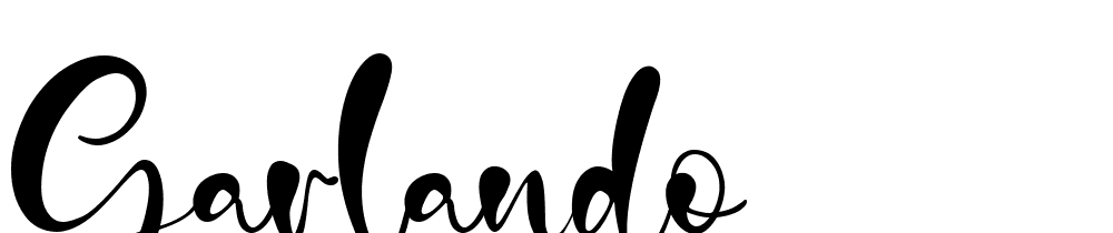 Garlando font family download free