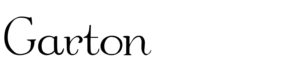 Garton font family download free