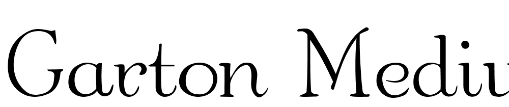 Garton-Medium font family download free