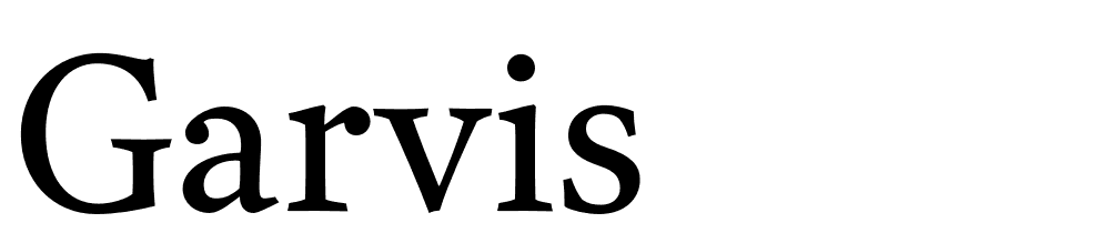 Garvis font family download free