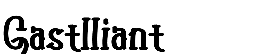 Gastlliant font family download free