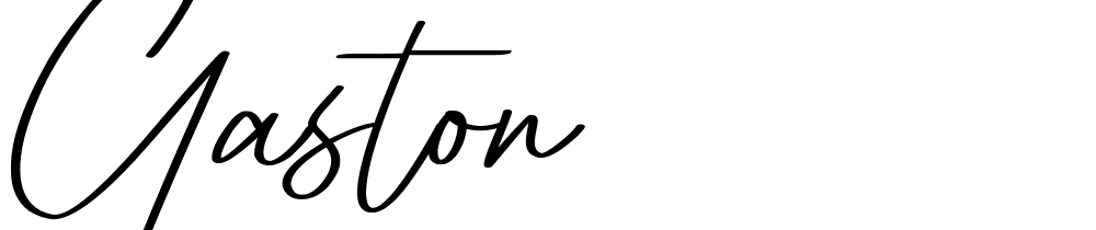 Gaston font family download free