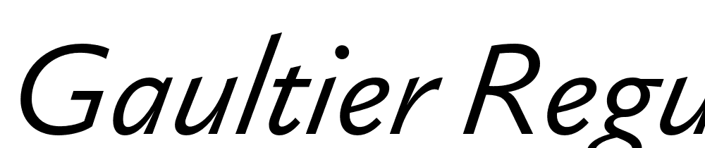 Gaultier-Regular-Italic font family download free