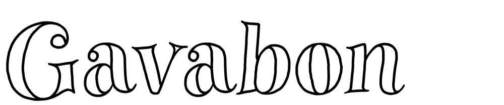 gavabon font family download free