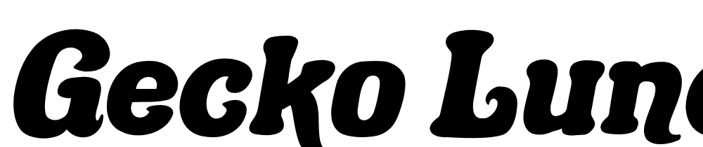 gecko_lunch font family download free