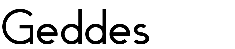 Geddes font family download free