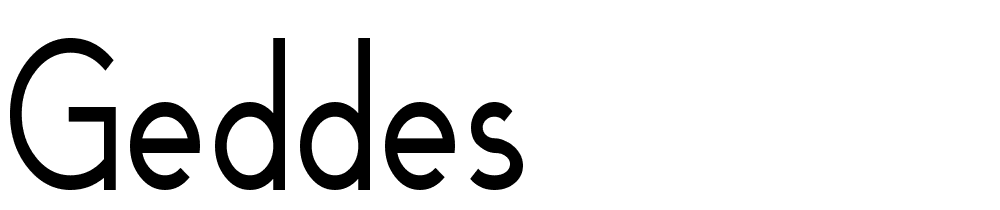 Geddes font family download free