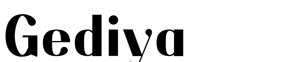 Gediya font family download free