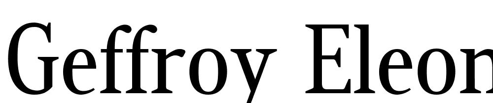 geffroy-eleonora font family download free