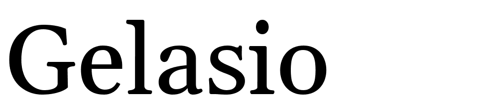 gelasio font family download free