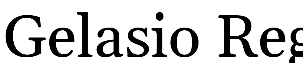 Gelasio-Regular font family download free