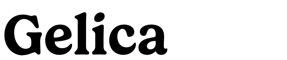 Gelica font family download free