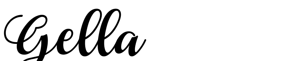 Gella font family download free