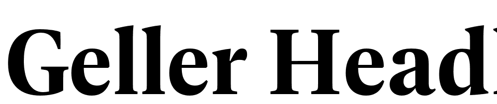 Geller-Headline-SemiBold font family download free