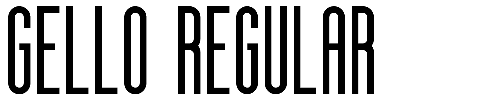 gello-regular font family download free