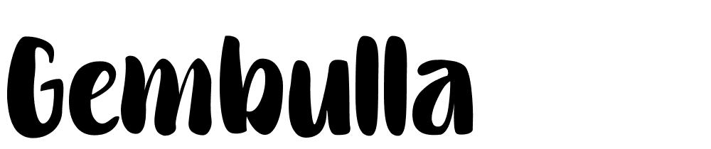 gembulla font family download free