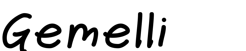 Gemelli font family download free