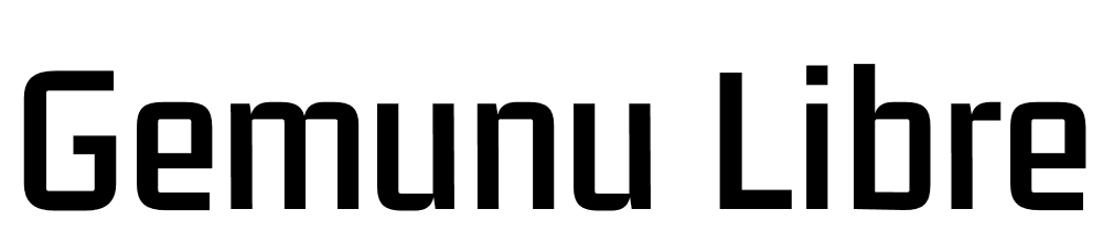 gemunu-libre font family download free