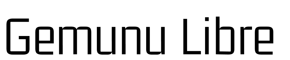 Gemunu-Libre-Light font family download free