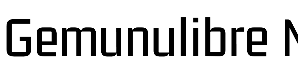 GemunuLibre-Medium font family download free