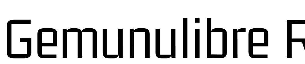 GemunuLibre-Regular font family download free