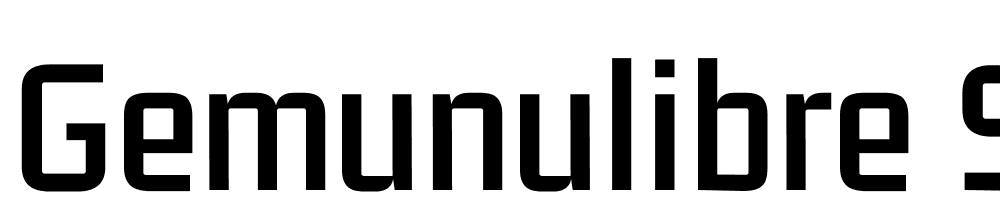 GemunuLibre-SemiBold font family download free