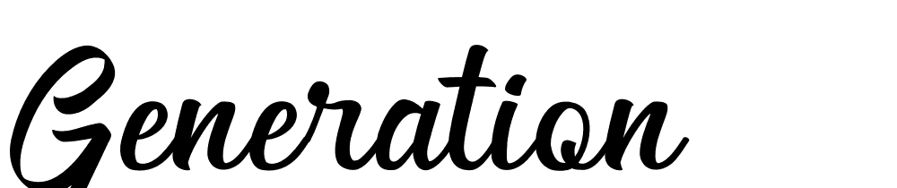 generation font family download free