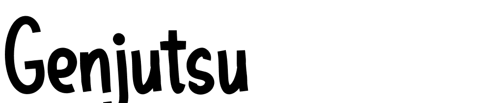 genjutsu font family download free