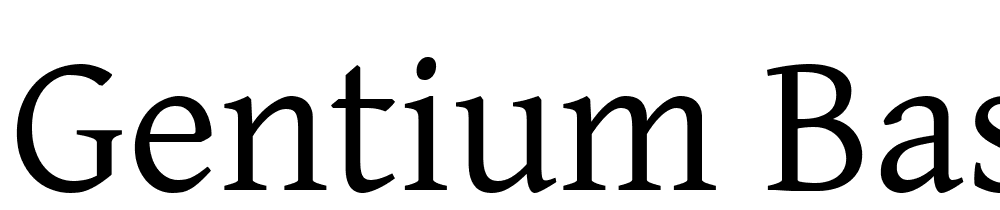 Gentium-Basic font family download free