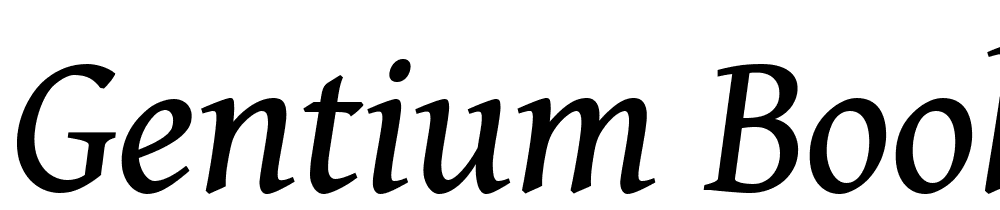 Gentium-Book-Basic-Italic font family download free