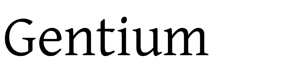 Gentium font family download free