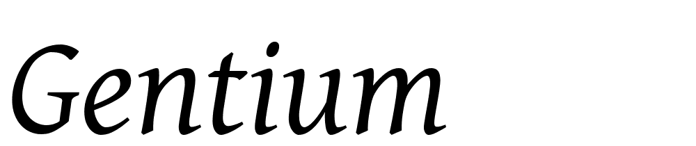 Gentium font family download free