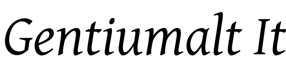 GentiumAlt-Italic font family download free