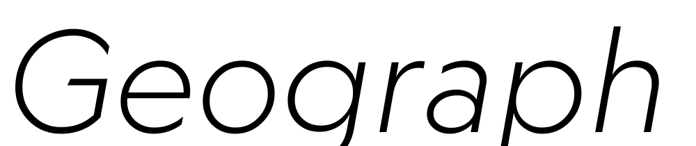 Geograph-Light-Italic font family download free