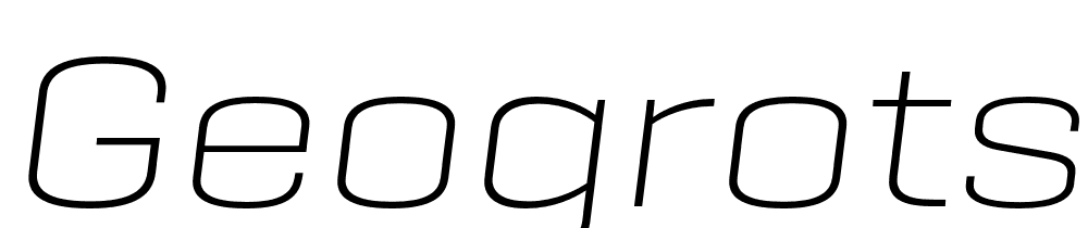 GeogrotSharp-TRIAL-Ext-UltLt-Italic font family download free