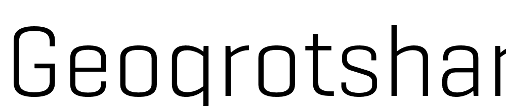 GeogrotSharp-TRIAL-Light font family download free