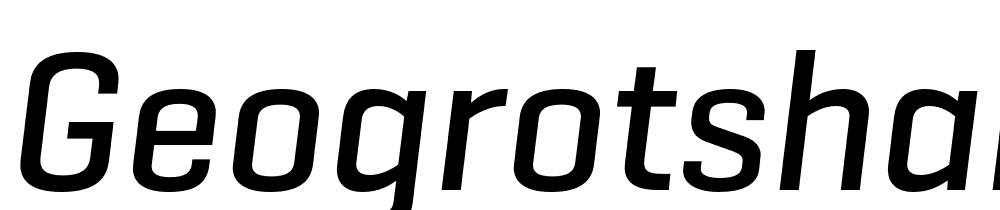 GeogrotSharp-TRIAL-Medium-Italic font family download free