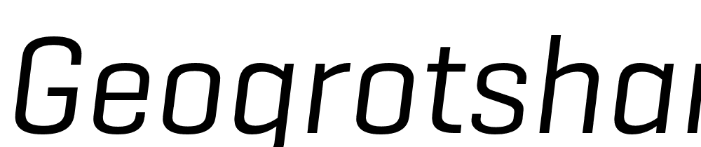 GeogrotSharp-TRIAL-Regular-Italic font family download free