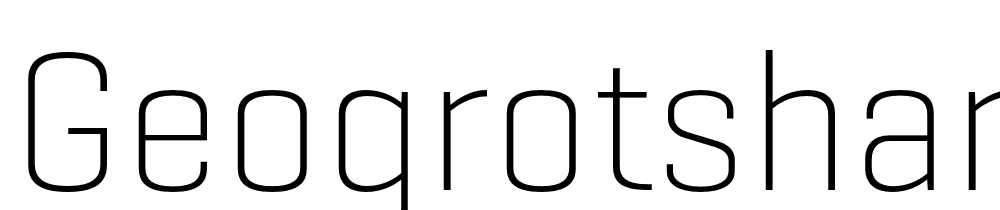 GeogrotSharp-TRIAL-UltraLight font family download free