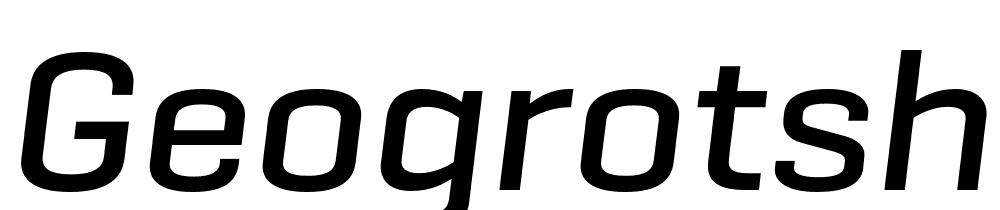 GeogrotSharp-TRIAL-Wide-Md-Italic font family download free