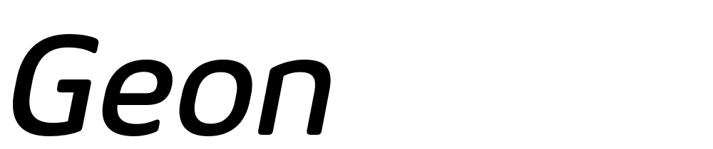 Geon font family download free