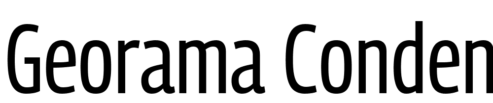 Georama-Condensed-Regular font family download free