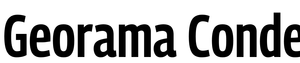 Georama-Condensed-SemiBold font family download free