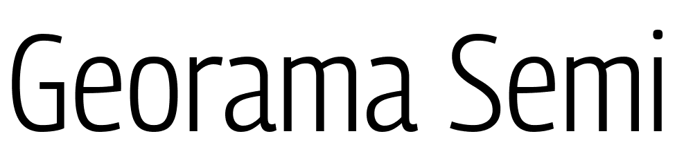 Georama-Semi-Condensed-Light font family download free