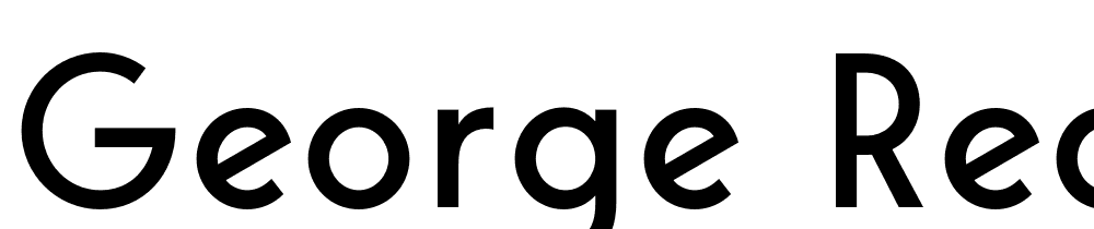 George-Regular font family download free