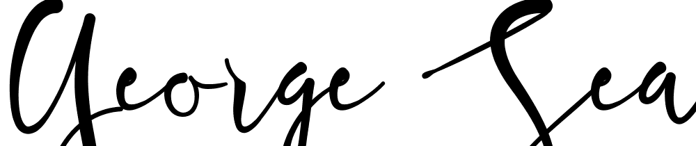 George-Sean-Demo-Script font family download free