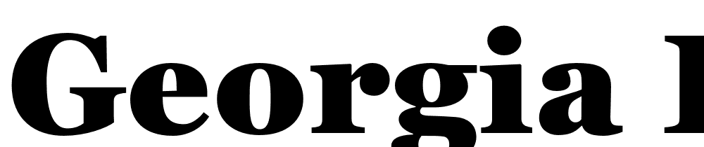 Georgia-Pro-Black font family download free