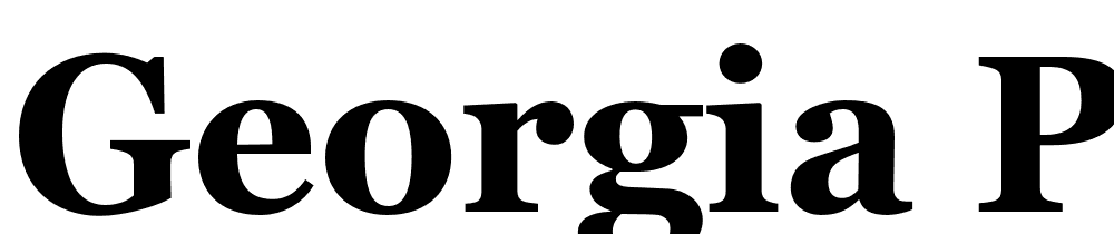 Georgia-Pro-Bold font family download free