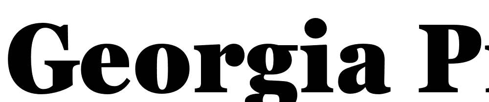 Georgia-Pro-Cond-Black font family download free