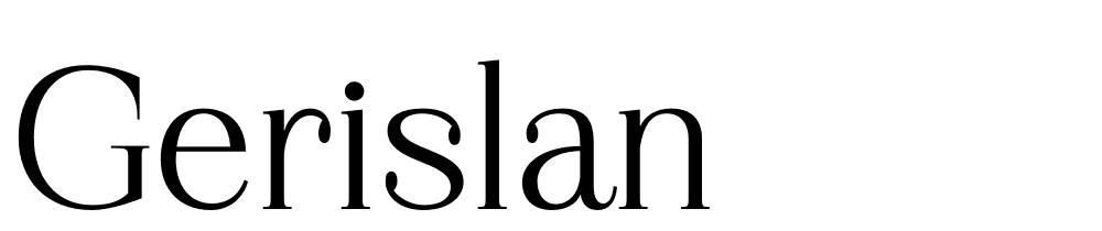 Gerislan font family download free